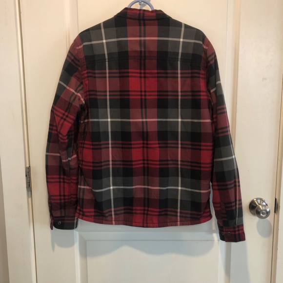 The north face Sherpa lined flannel shirt/jacket - Picture 2 of 3